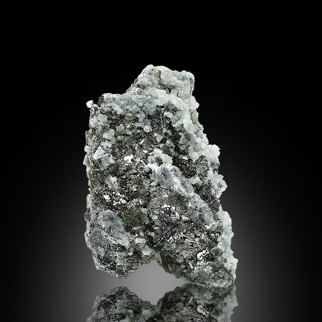 Arsenopyrite With Calcite & Apatite