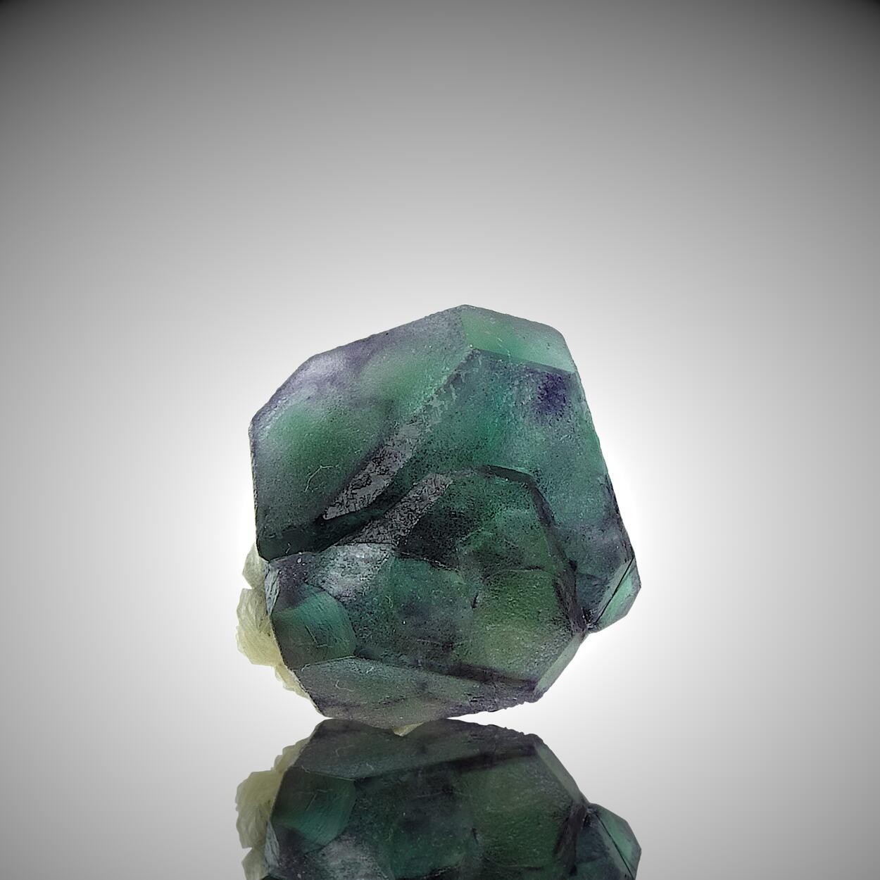 Fluorite With Muscovite & Schorl