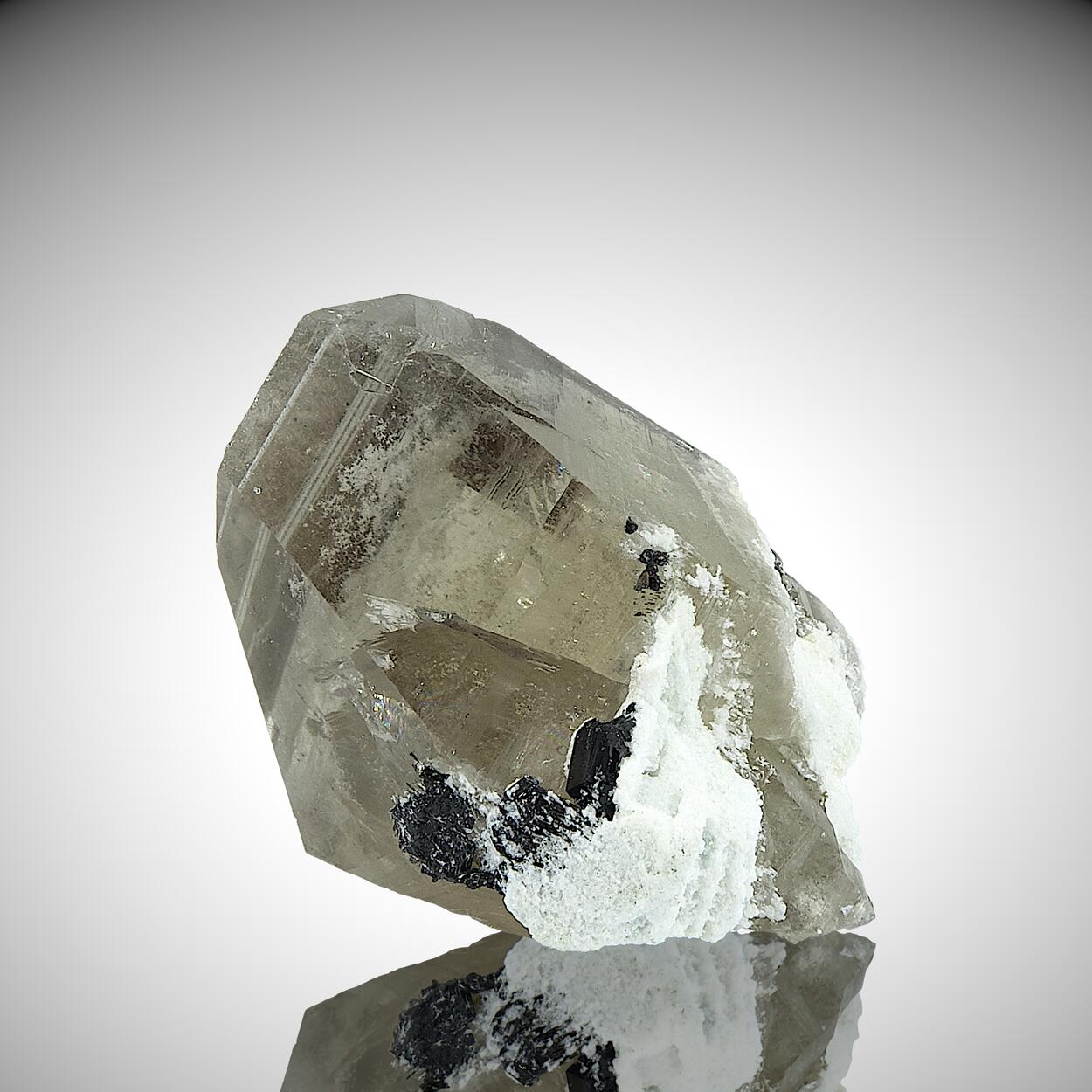 Smoky Quartz & Schorl