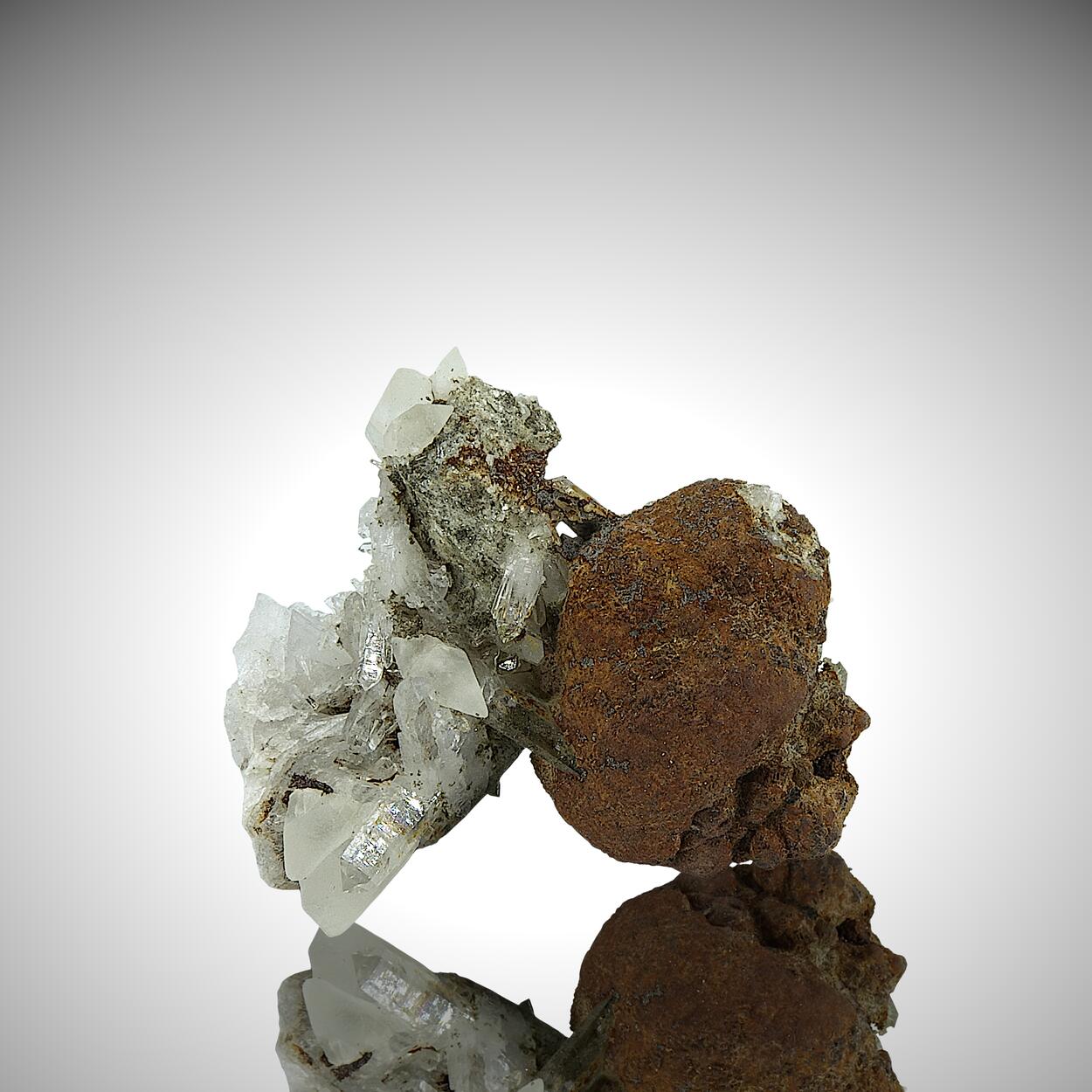 Rock Crystal Calcite & Pyrite