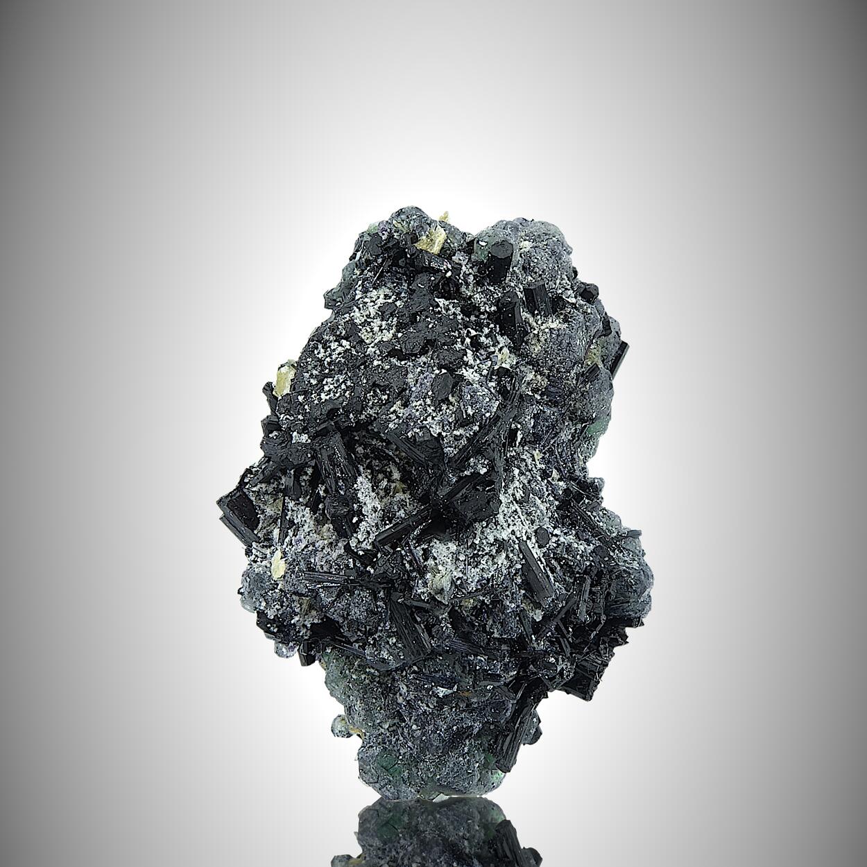 Fluorite With Schorl