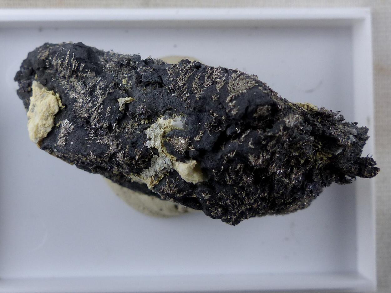 Native Silver On Native Arsenic