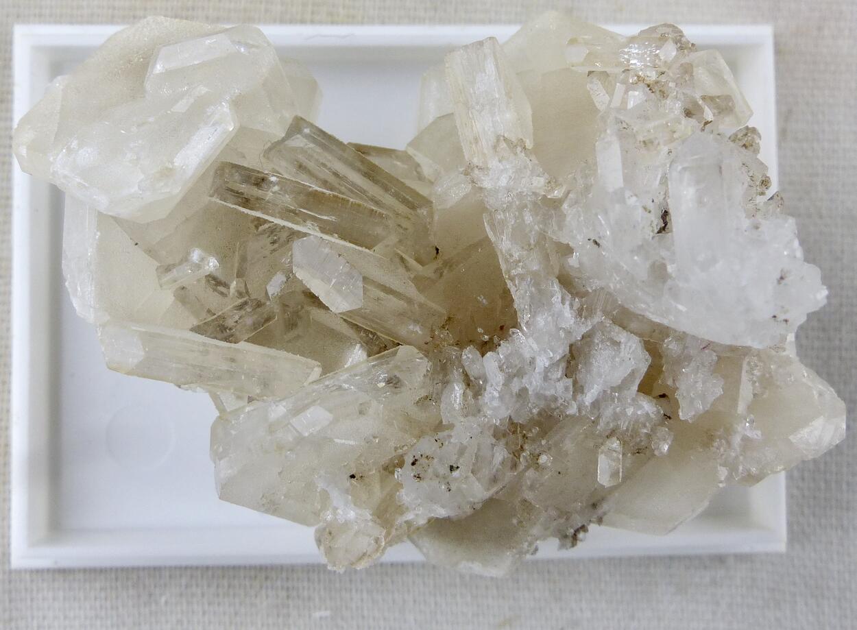 Apophyllite & Quartz