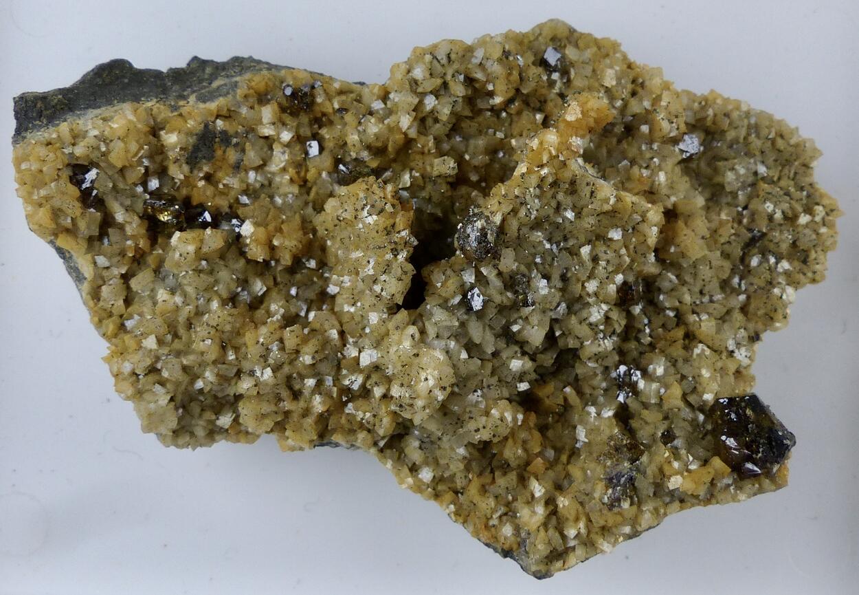 Sphalerite & Marcasite & Pyrite On Dolomite