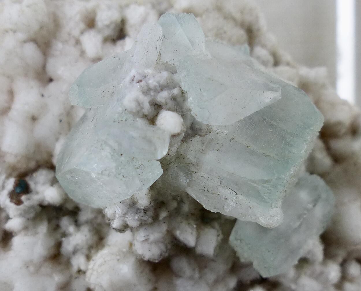 Apophyllite On Stilbite
