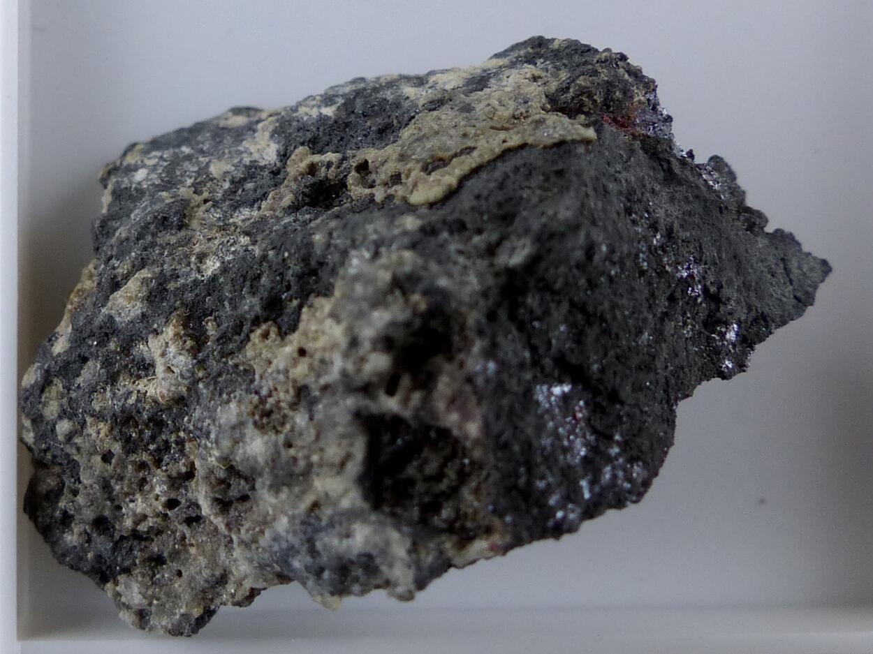 Arsenolite & Proustite On Native Arsenic