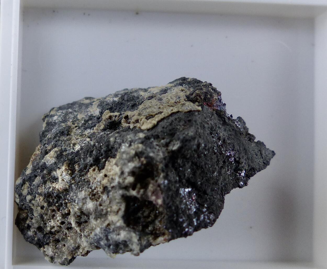 Arsenolite & Proustite On Native Arsenic