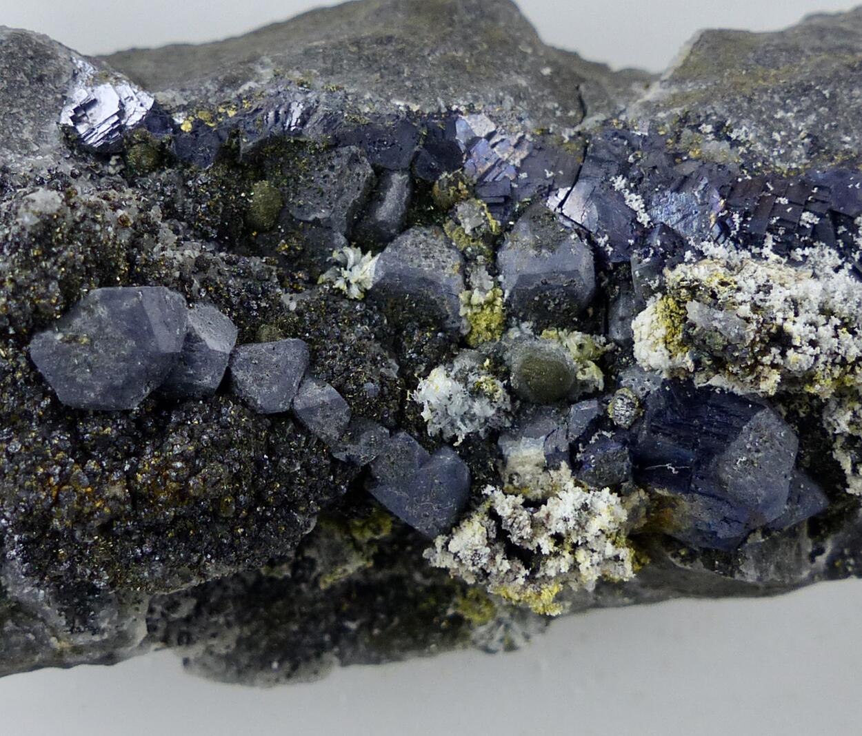 Galena Marcasite Sphalerite & Chalcopyrite