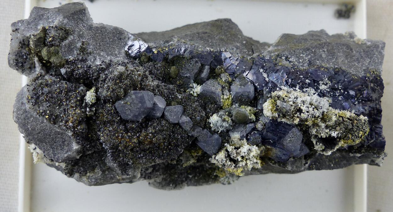 Galena Marcasite Sphalerite & Chalcopyrite