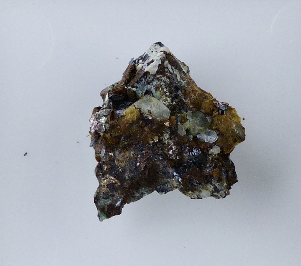 Native Silver On Limonite