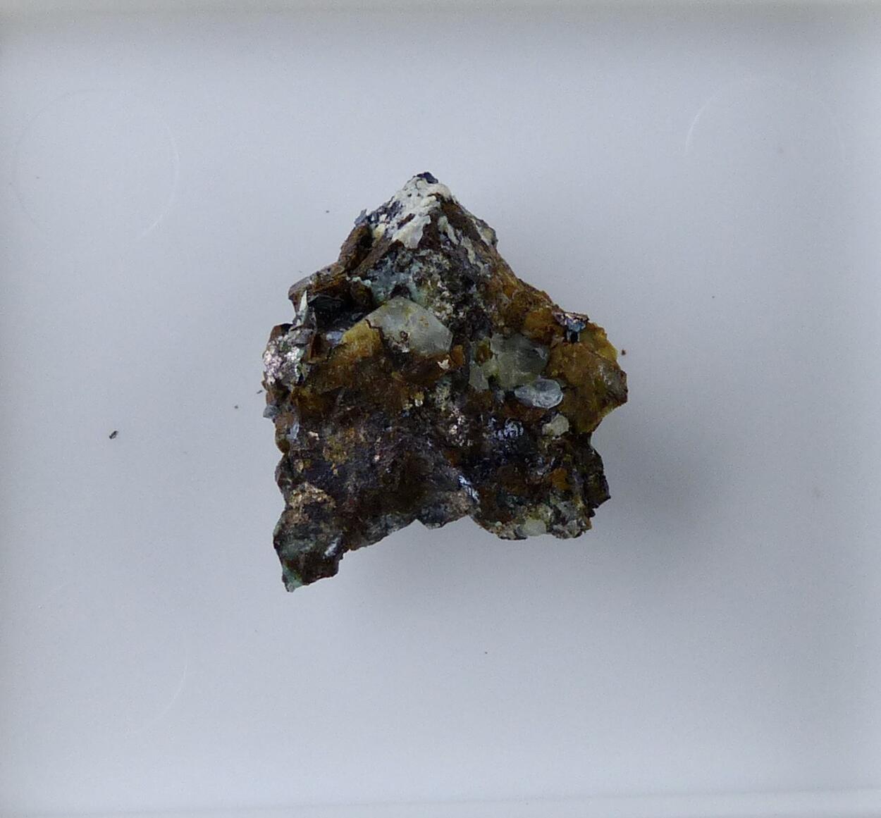 Native Silver On Limonite