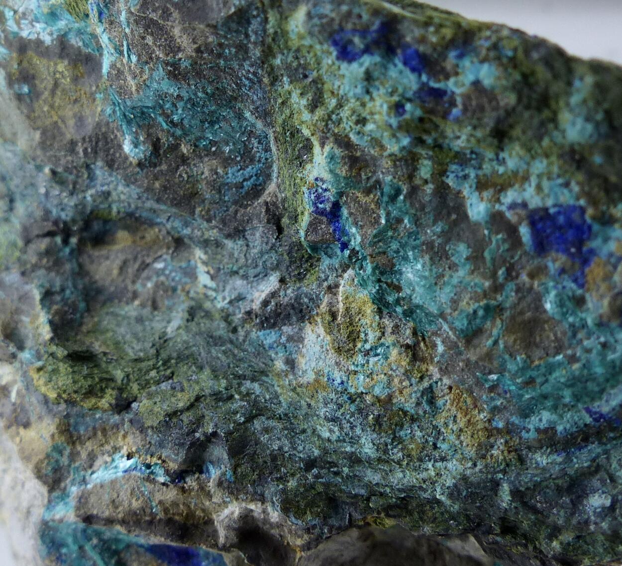 Tangdanite & Claraite & Tennantite & Parnauite