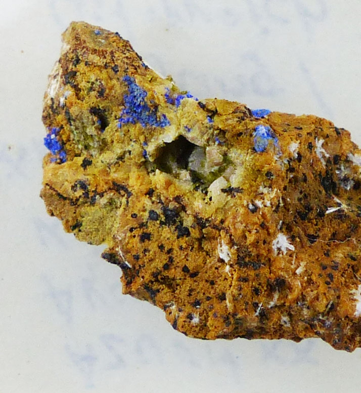 Azurite & Aragonite & Conichalcite