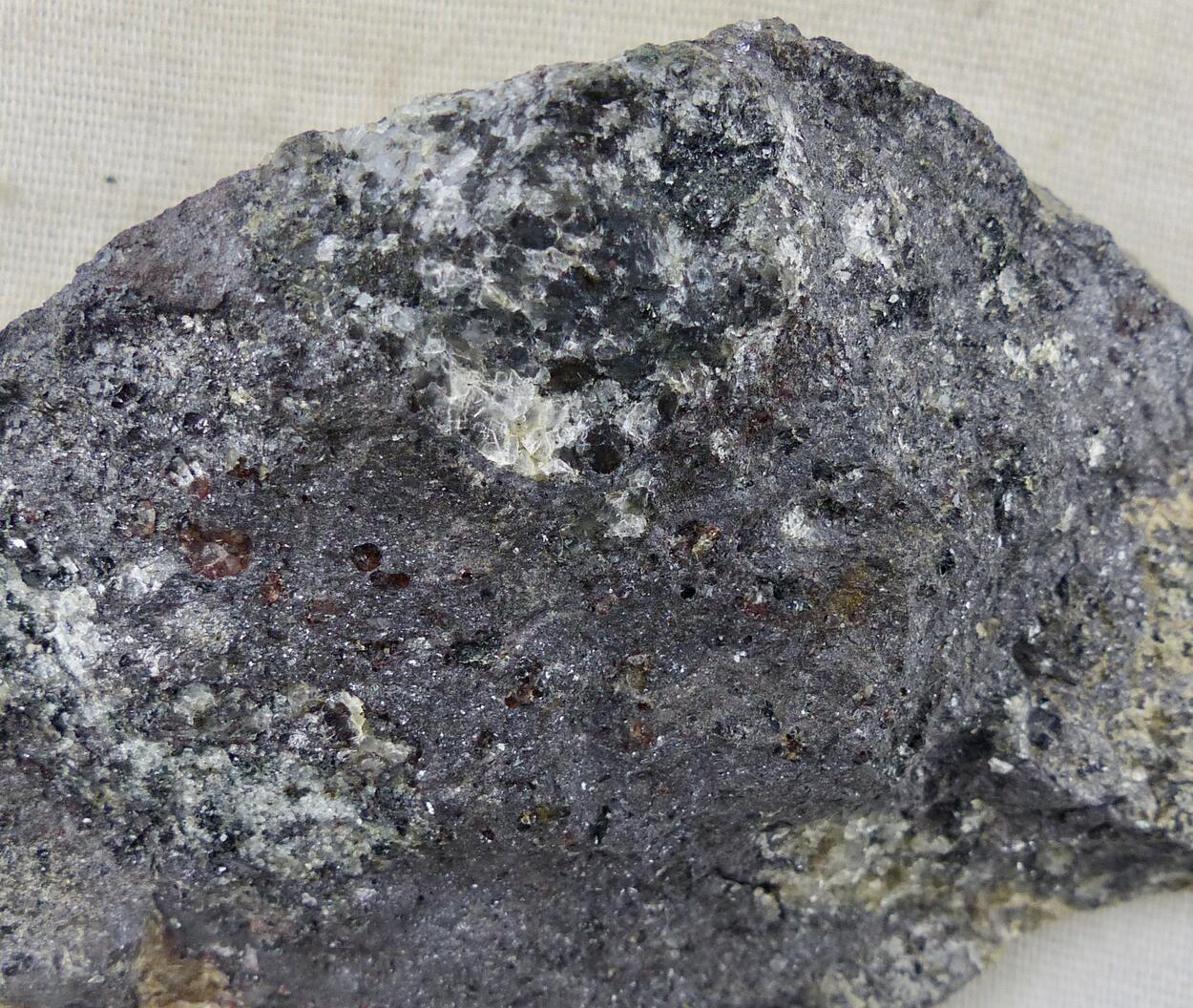 Native Lead On Richterite & Willemite