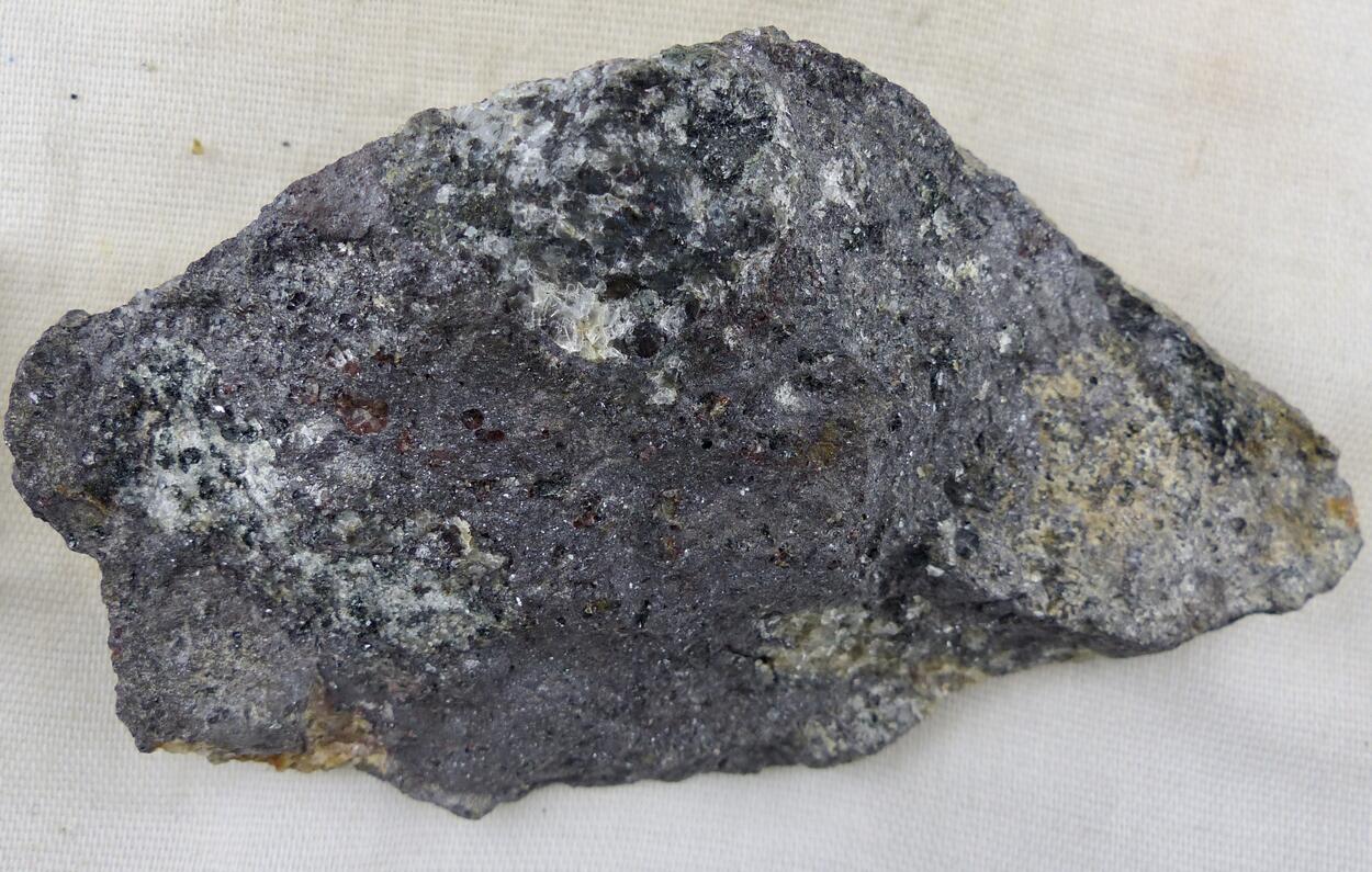 Native Lead On Richterite & Willemite
