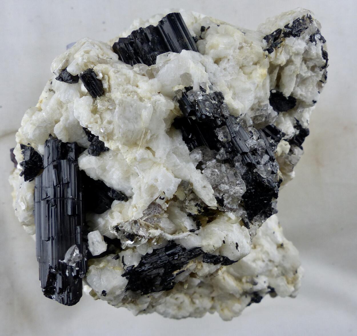 Spessartine & Schorl On Feldspar