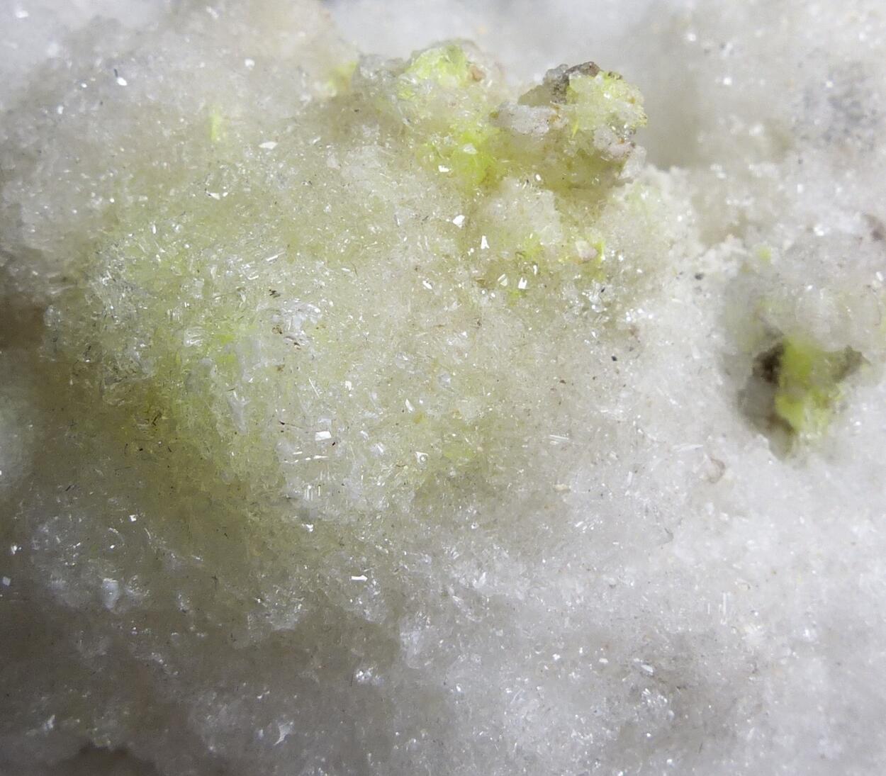 Nováčekite & Gypsum