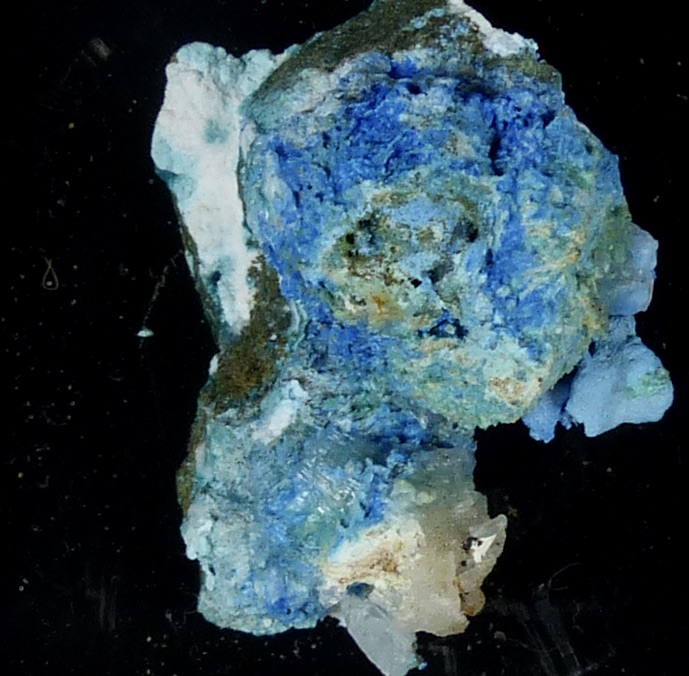 Cyanotrichite & Gypsum