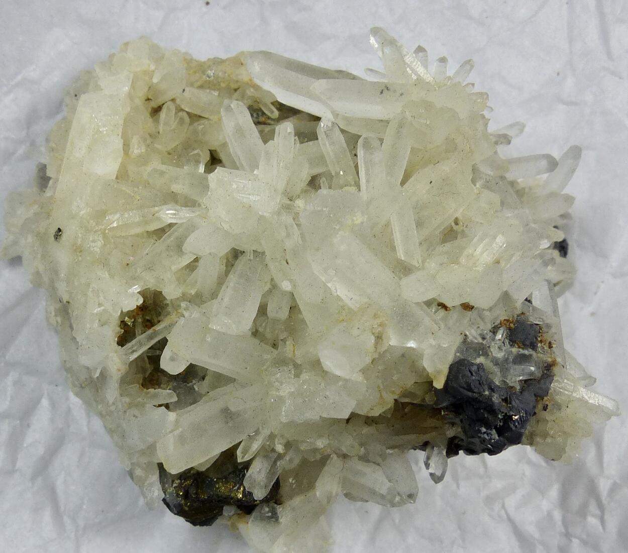 Quartz & Chalcopyrite & Galena