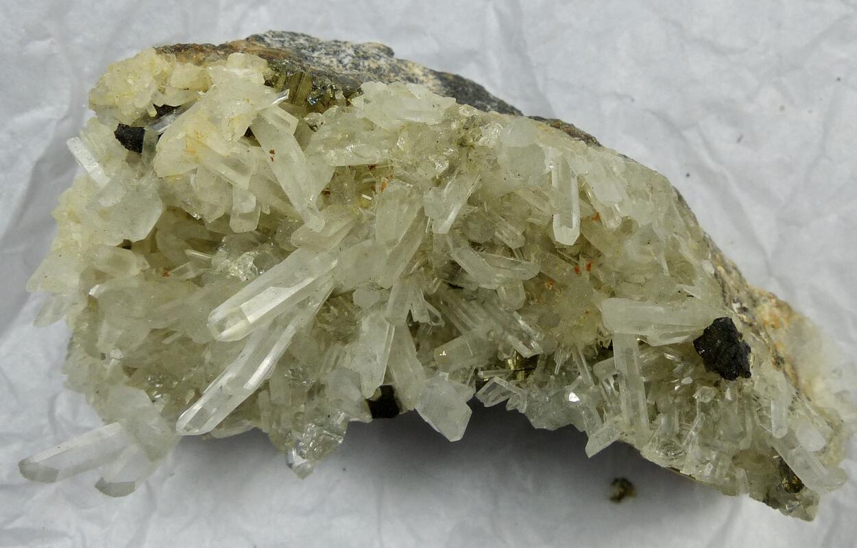 Quartz & Chalcopyrite