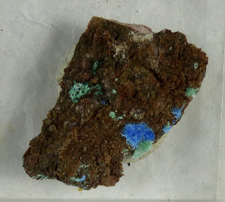 Cyanotrichite & Malachite