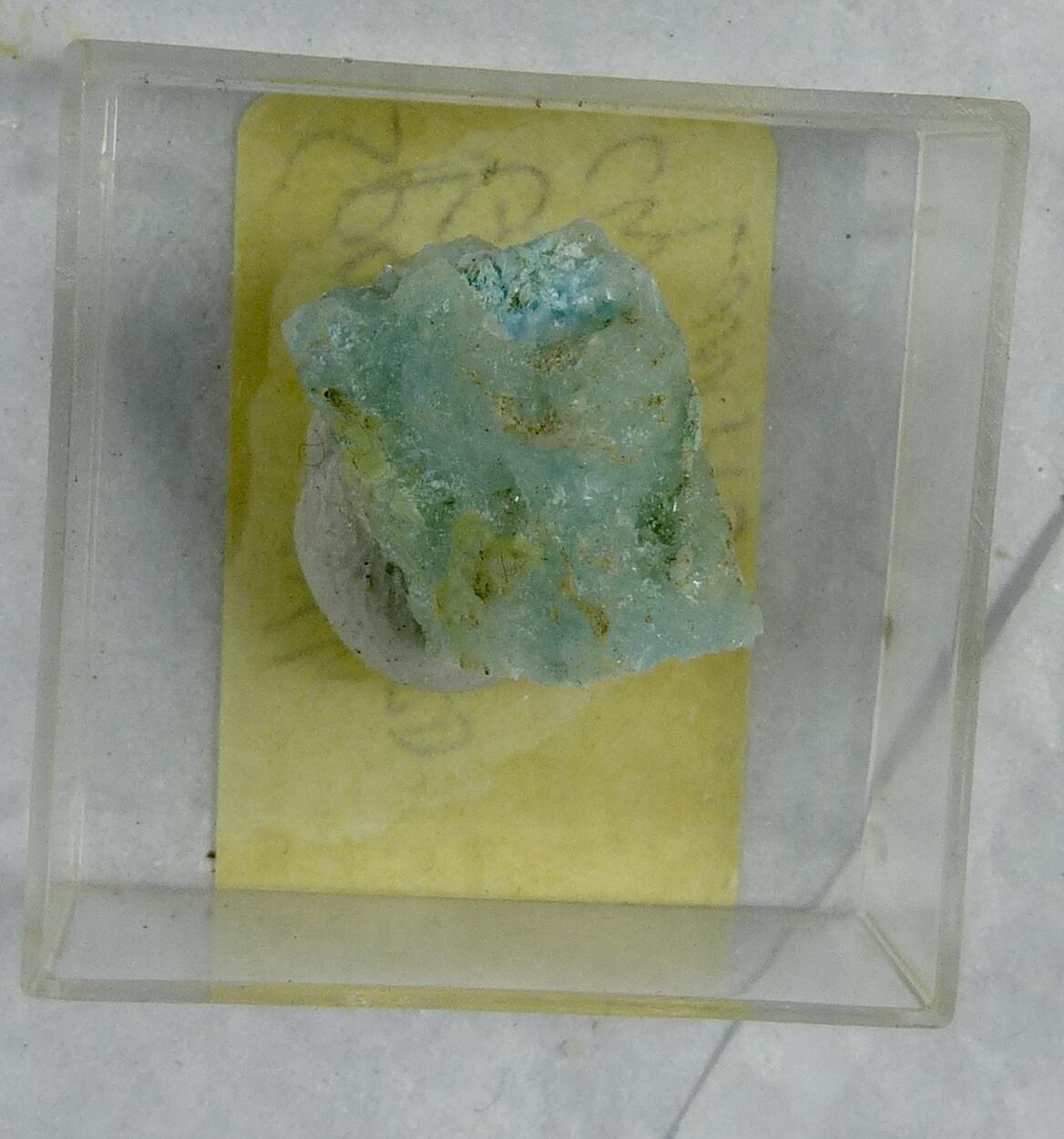 Spangolite On Gypsum