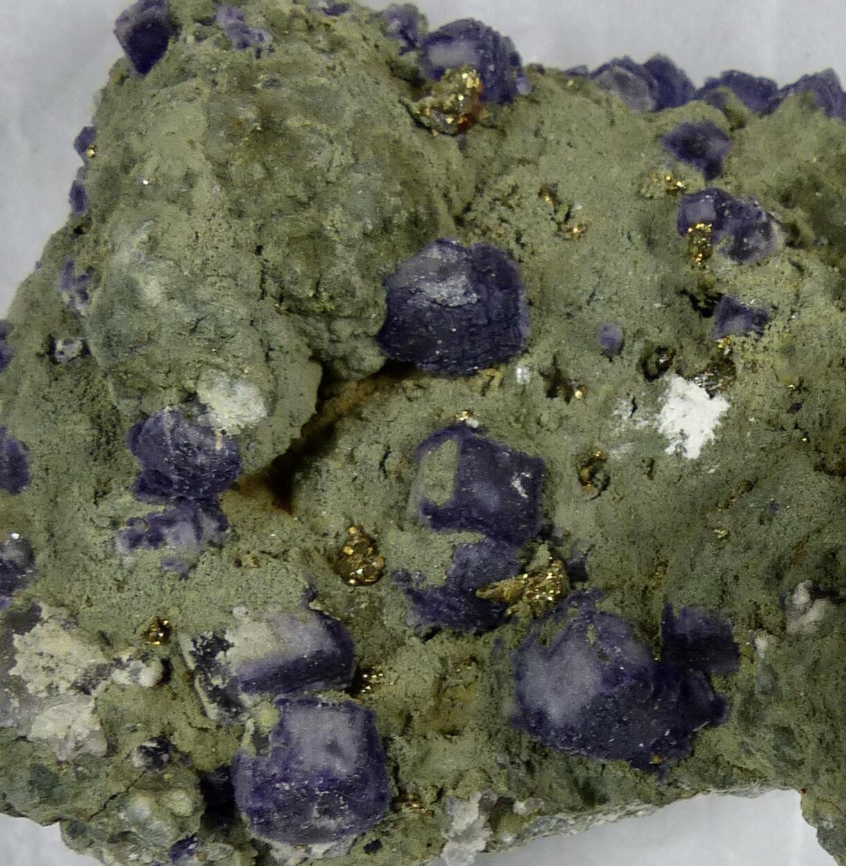 Fluorite & Chalcopyrite