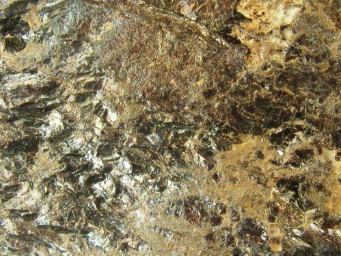 Hisingerite On Calcite