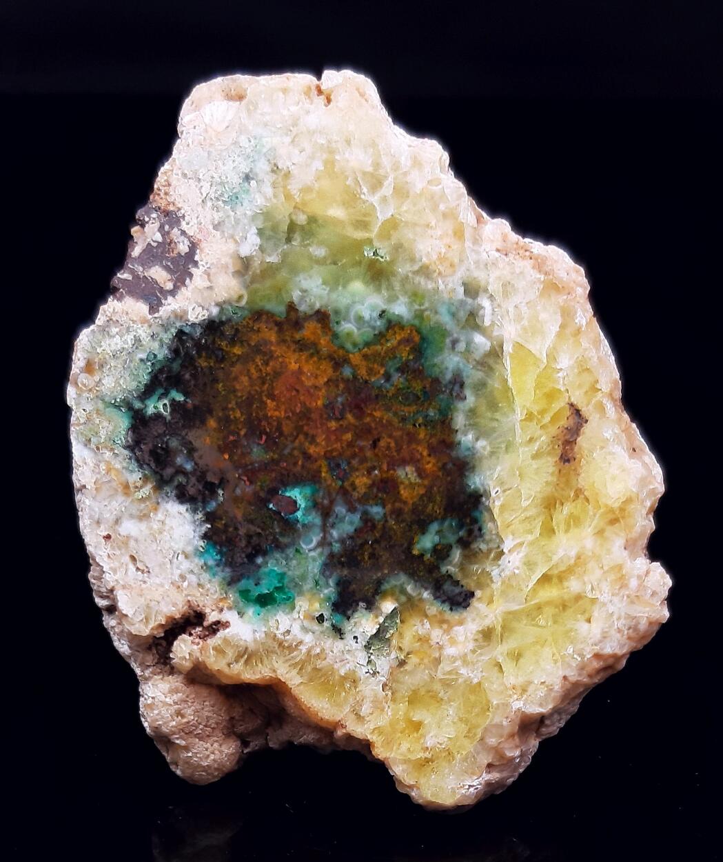 Native Copper Cuprite Prehnite & Chrysocolla