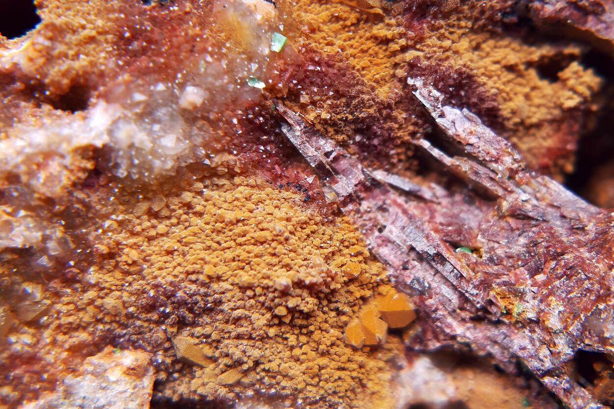 Zeunerite & Arsenosiderite