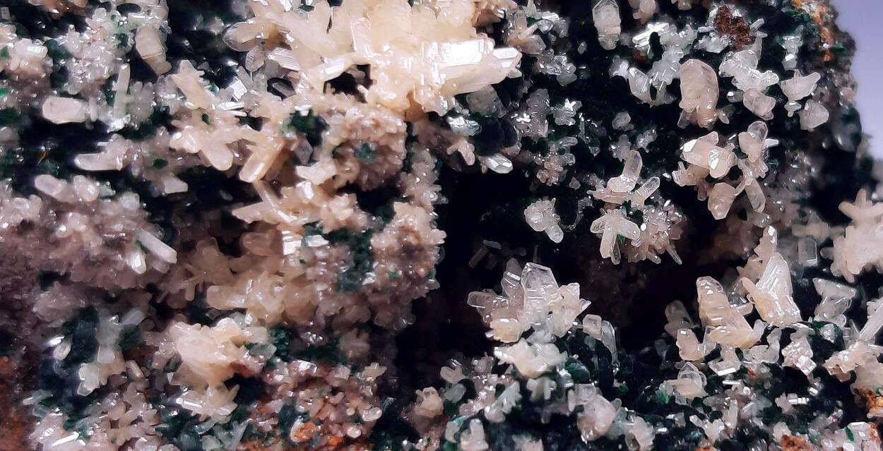 Cerussite & Malachite