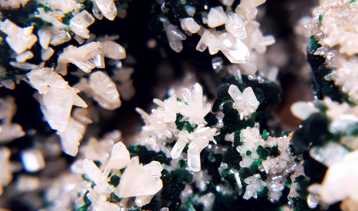 Cerussite & Malachite