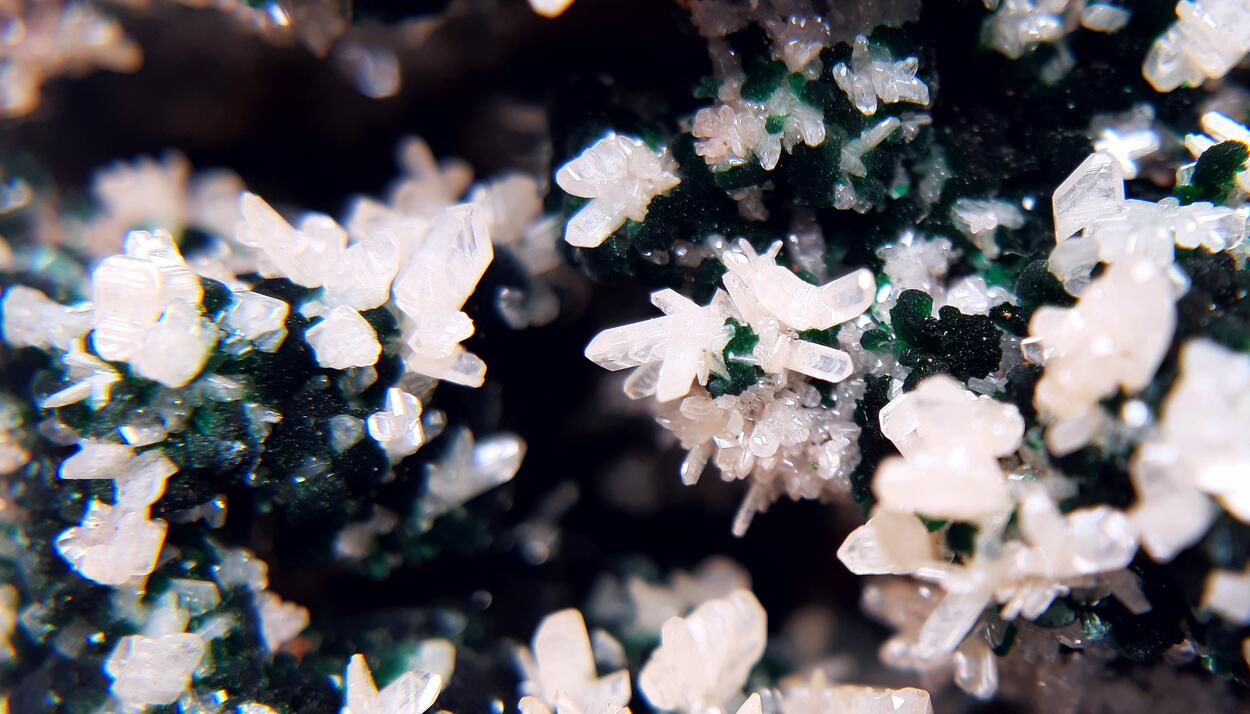 Cerussite & Malachite