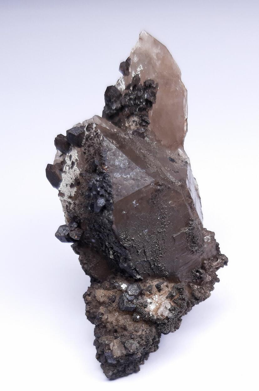 Bornite Pyrite & Smoky Quartz