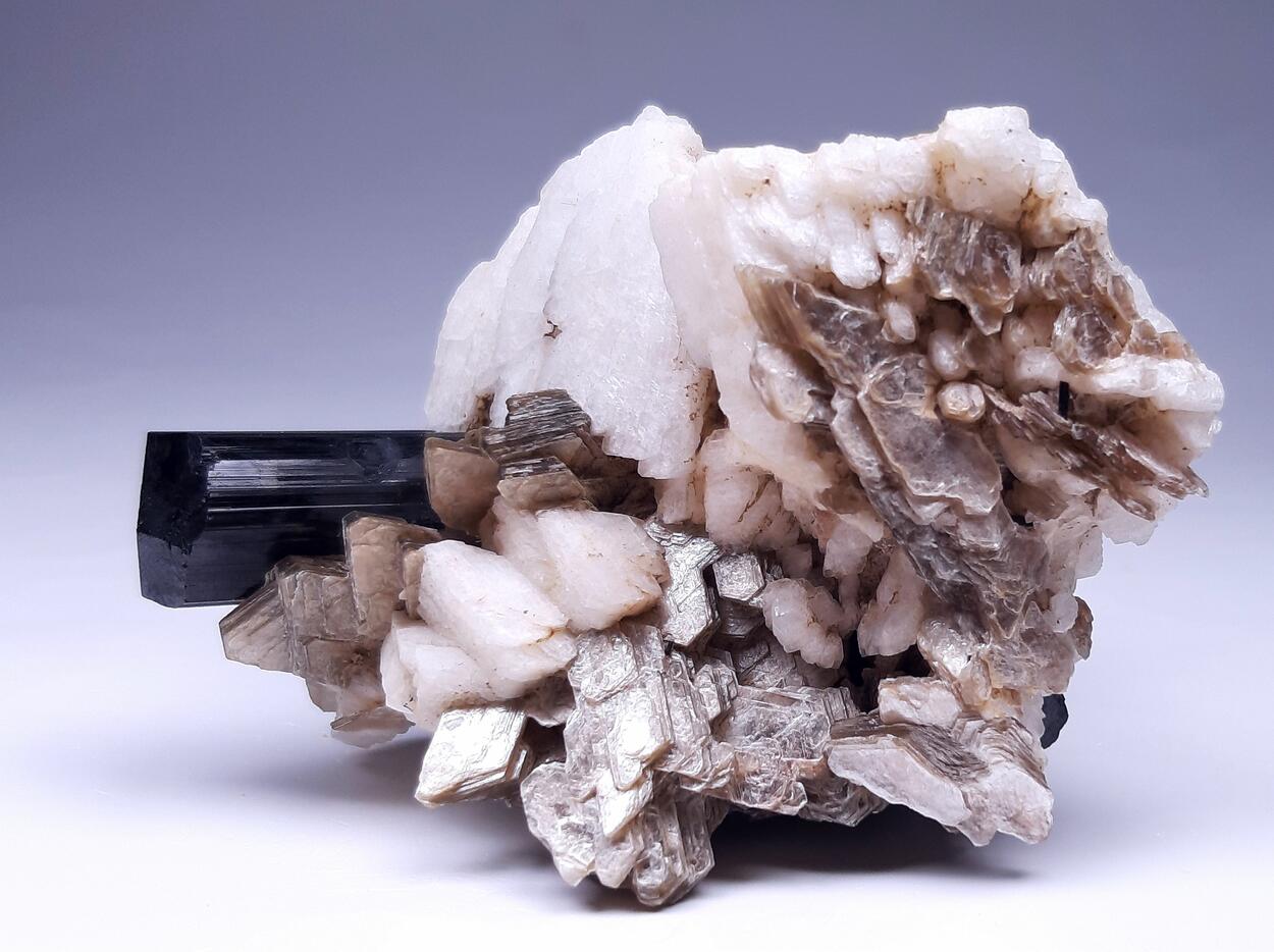 Schorl Albite & Muscovite