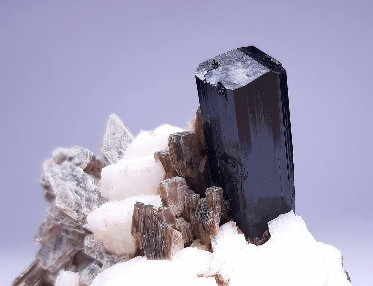 Schorl Albite & Muscovite