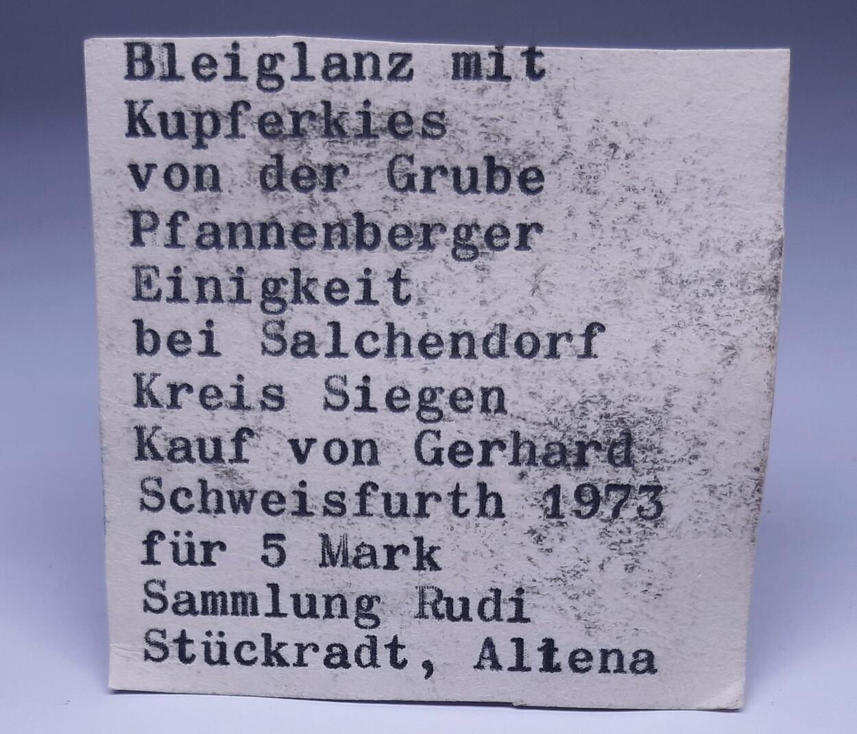 Galena & Chalcopyrite