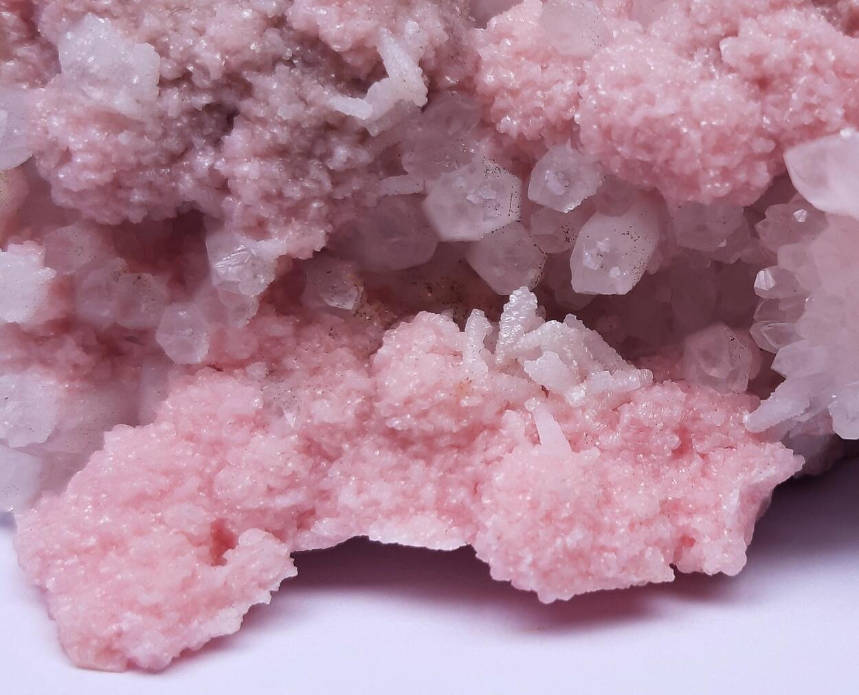 Rhodochrosite Quartz & Calcite