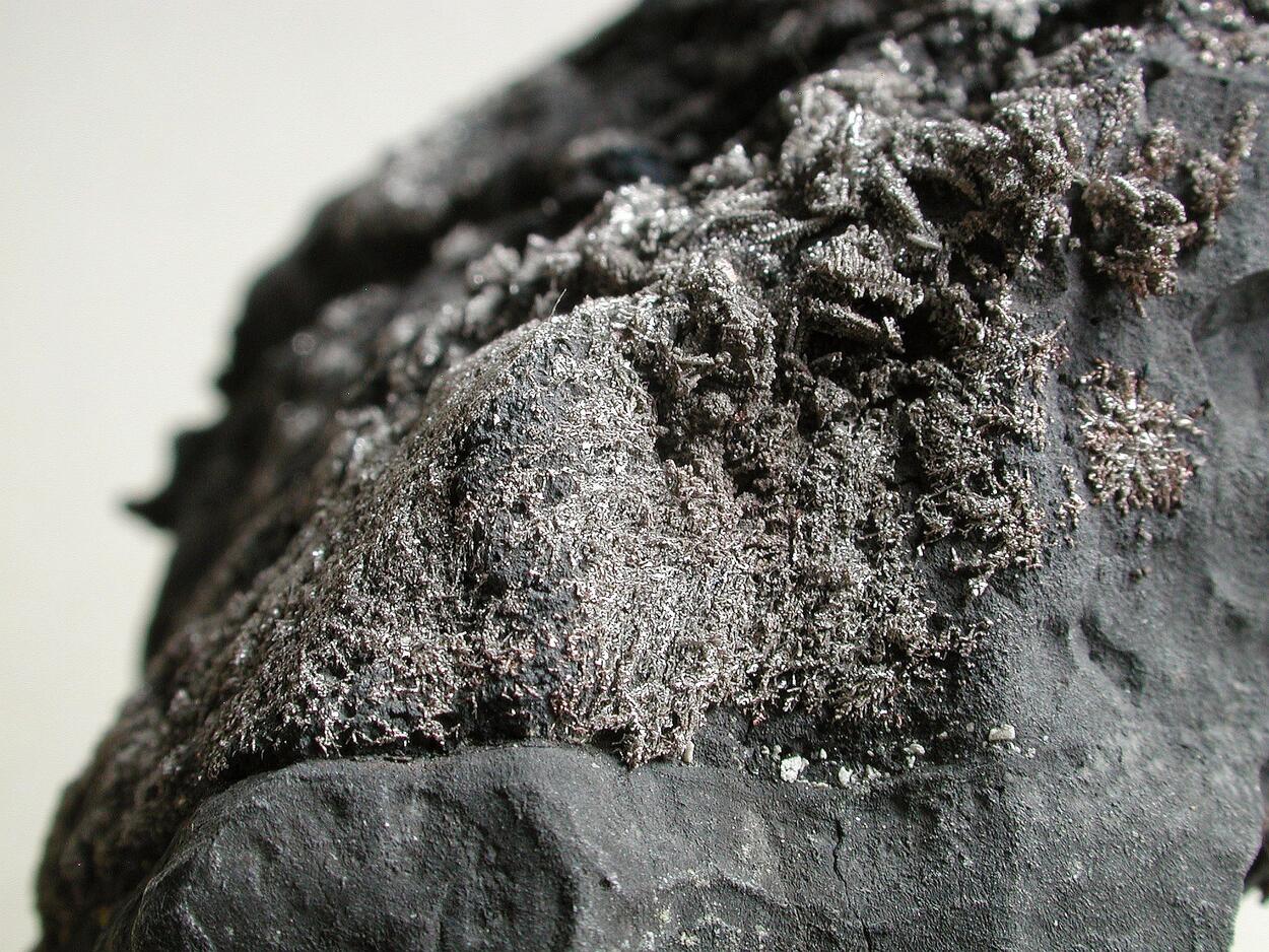 Native Silver On Native Arsenic