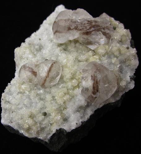 Calcite & Gyrolite With Quartz