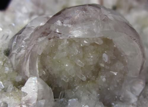 Calcite & Gyrolite With Quartz