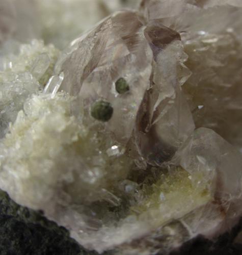 Calcite & Gyrolite With Quartz