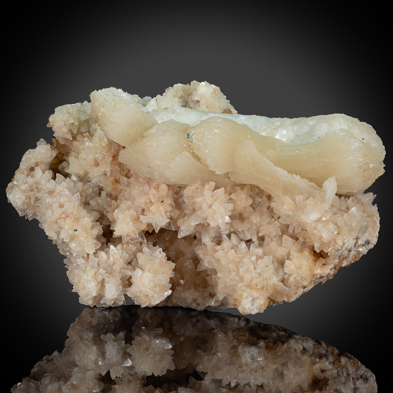 Stilbite On Heulandite