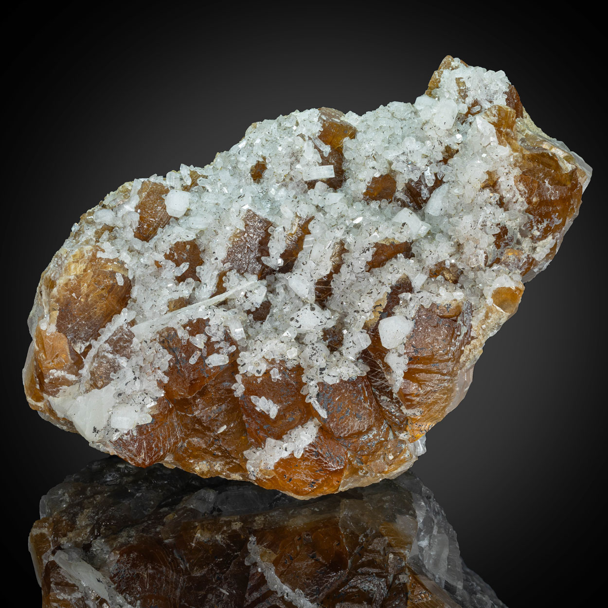 Harmotome Calcite