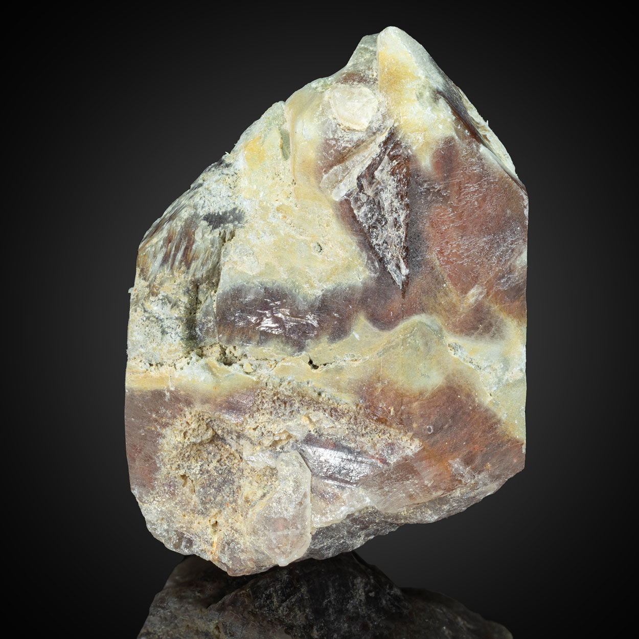 Quartz With Amphibole Inclusions