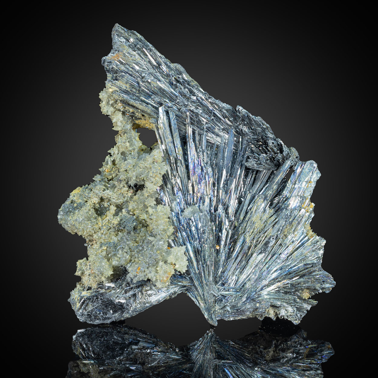 Fülöppite Stibnite Calcite & Boulangerite