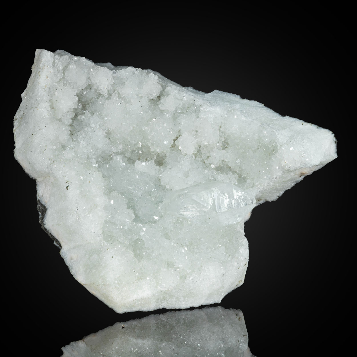 Apophyllite & Quartz