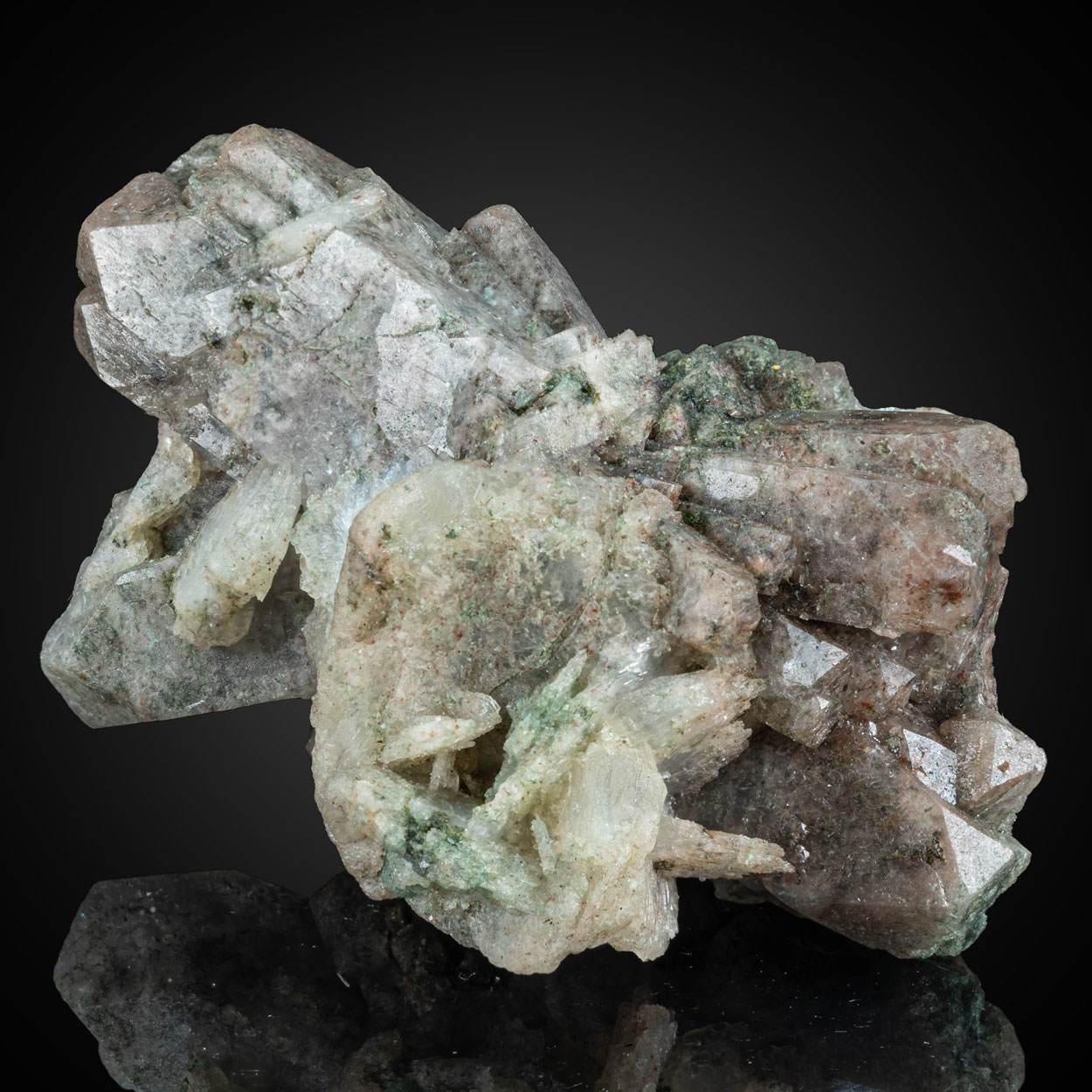 Aluminoceladonite & Heulandite
