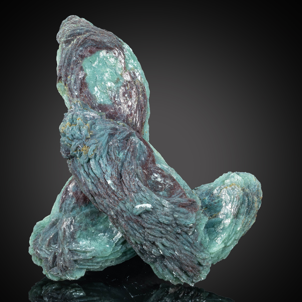 Aluminoceladonite & Stilbite