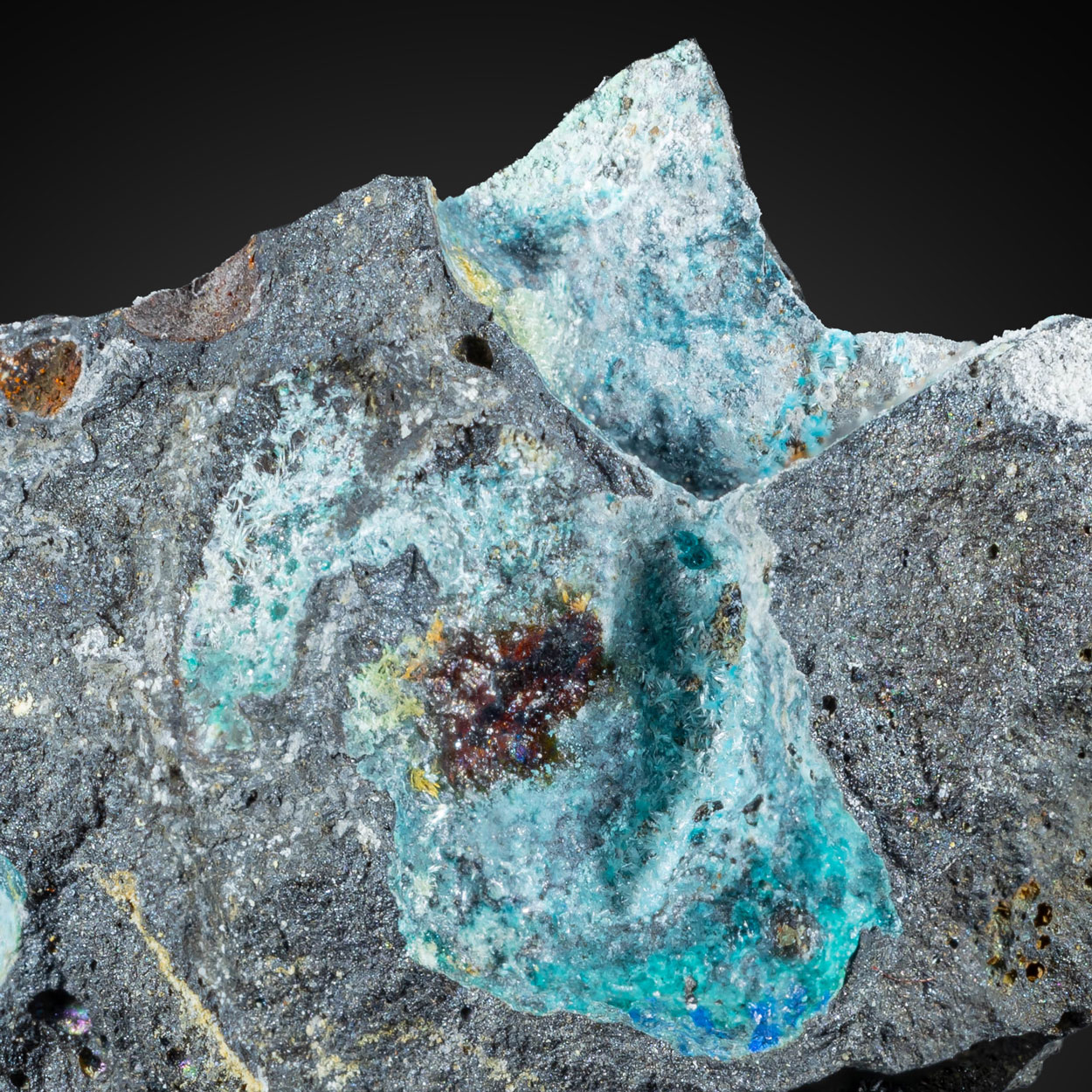 Ramsbeckite Linarite & Aurichalcite